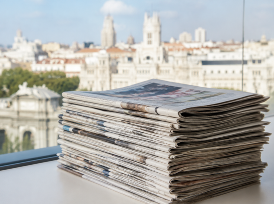 periodicos y de fondo madrid