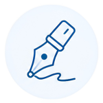 pluma icono